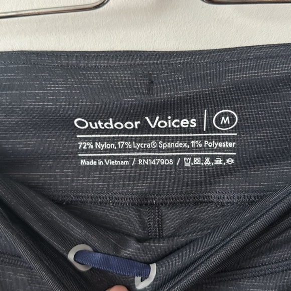 Outdoor Voices Dark Grey Techsweat 7/8 Legging - Picture 4 of 8